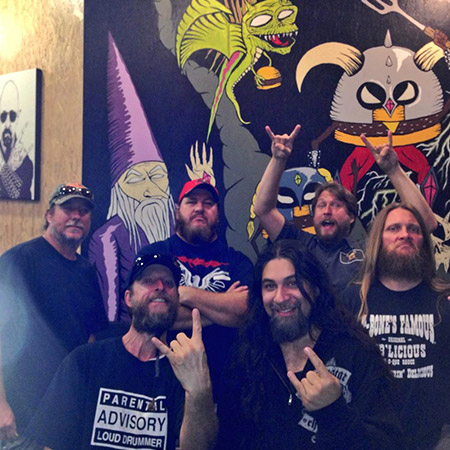 Florida metal legends Obituary at their Meat and Greet!
